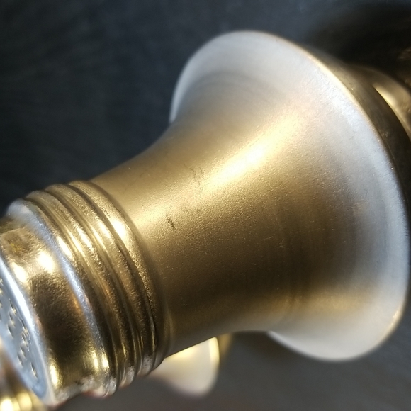 Depression Era Aluminum No Tip Weighted Salt & Pepper Shakers - Picture 10 of 11